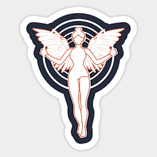 White Angel Sticker